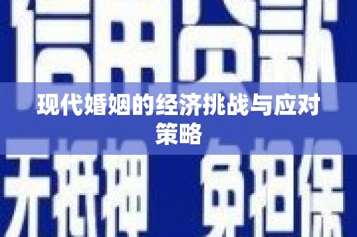 金台现代婚姻的经济挑战与应对策略