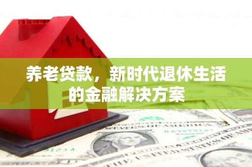金台养老贷款，新时代退休生活的金融解决方案