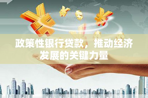 金台政策性银行贷款，推动经济发展的关键力量