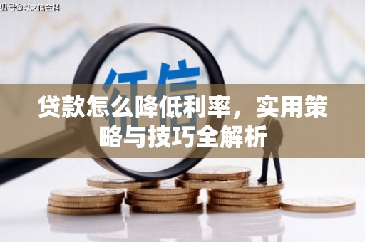 金台贷款怎么降低利率，实用策略与技巧全解析