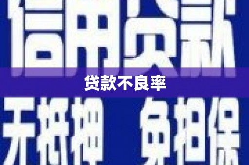 金台贷款不良率