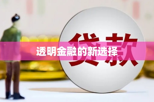 金台透明金融的新选择